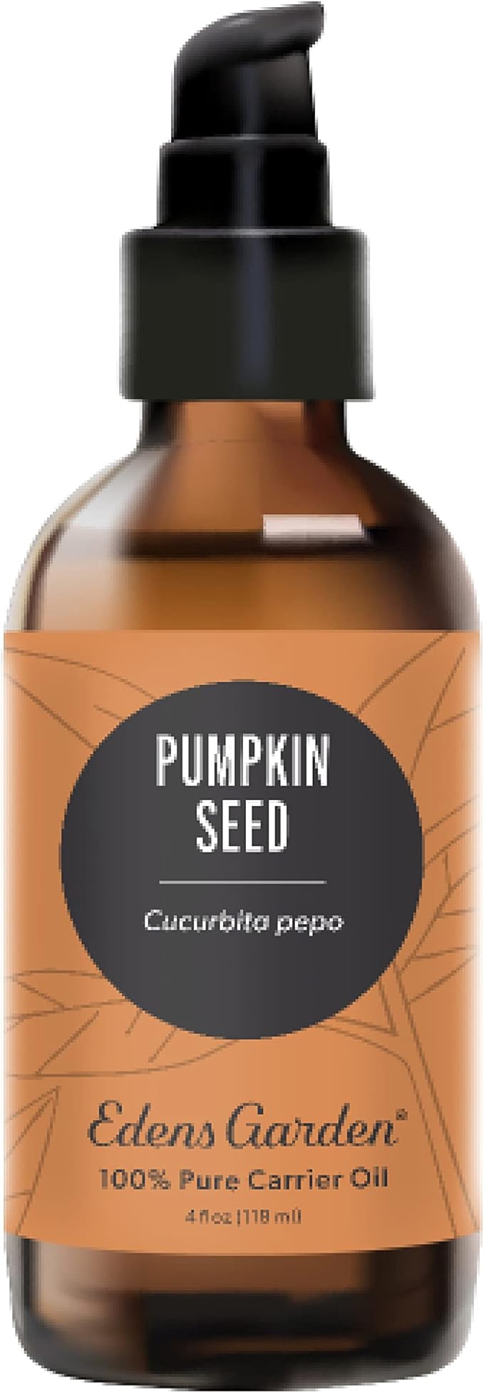 Edens Garden Pumpkin Seed Carrier Oil- 100% Pure Premium Cold Pressed & Hexane Free, Natural Moisturizer for Face, Skin, Hair, Scalp & Nail Care, Diluting Essential Oils & Massage 118 ml (4 fl oz)