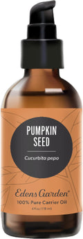 Edens Garden Pumpkin Seed Carrier Oil- 100% Pure Premium Cold Pressed & Hexane Free, Natural Moisturizer for Face, Skin, Hair, Scalp & Nail Care, Diluting Essential Oils & Massage 118 ml (4 fl oz)