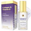 Collagen & Vitamin E Face Serum - Dermatologist Tested, Anti Aging Korean Skin Care - Hydrates, Firms & Smooths Fine Lines - Vegan, Clean Beauty, Cruelty-Free - 1.69 Fl Oz
