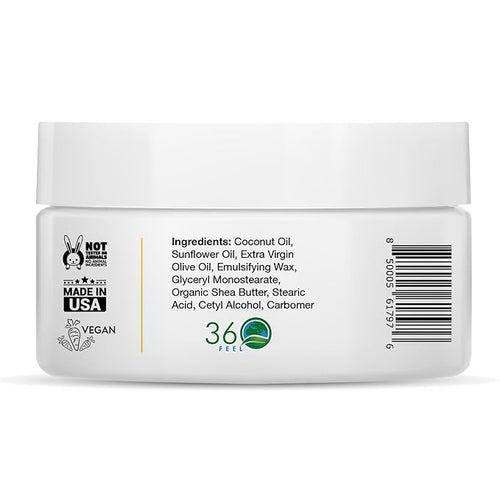 360Feel French Pear Body Lotion - Hydrates with Coconut & Olive Oil, Plant-Based, Non-Greasy, Sensitive Skin, All Day Use