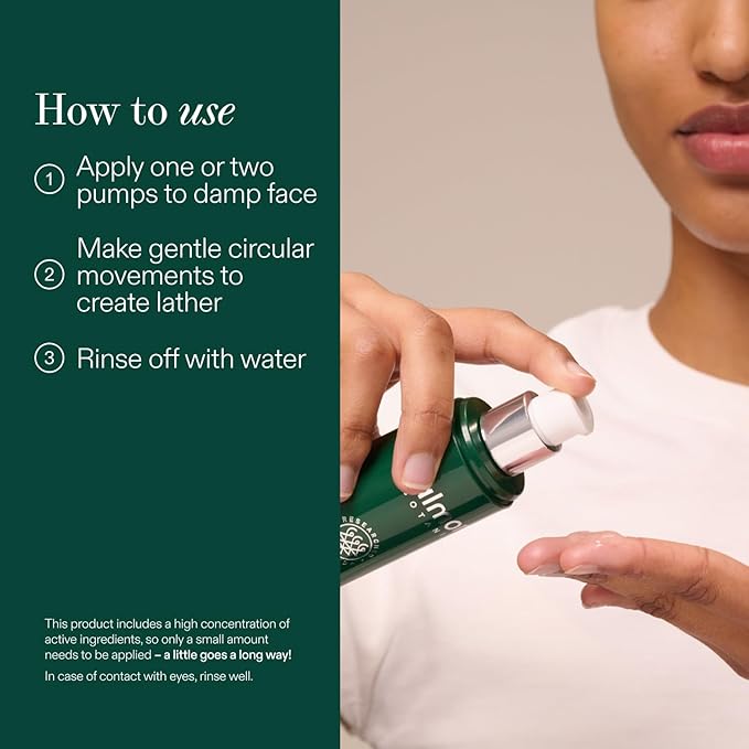 Purifying Gel Cleanser, 50mL | Gentle Foaming Face Wash with Natural Botanicals | Removes Impurities & Balances Skin | Clean, Vegan, Ayurvedic Skincare