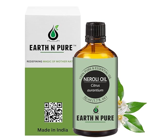 Earth N Pure Neroli Essential Oil Natural and Therapeutic Grade 50 ml