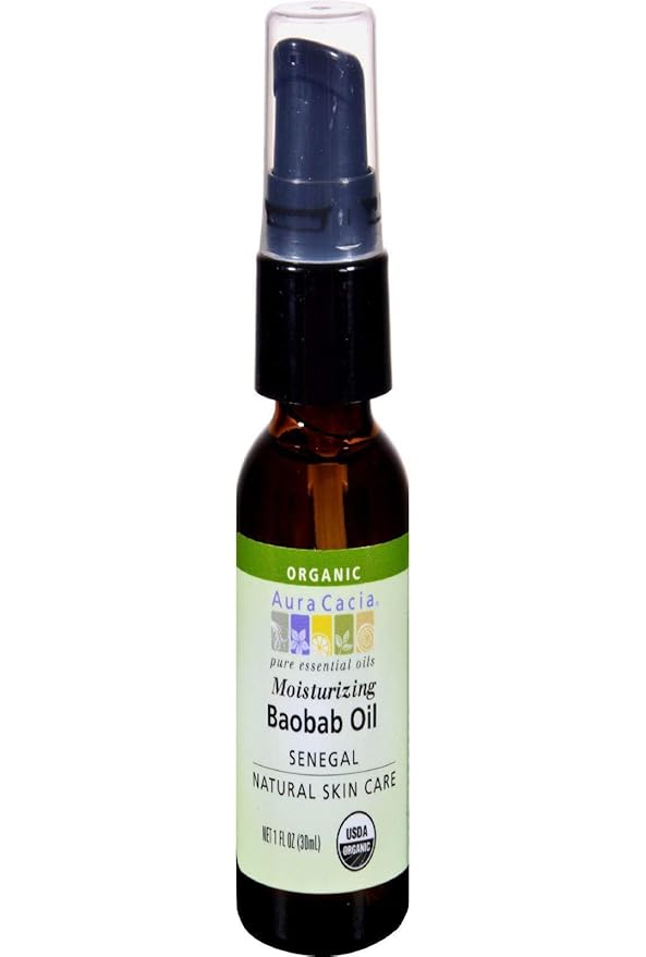Aura Cacia Organic Skin Care Oil, Baobab, 1-Fluid Ounce