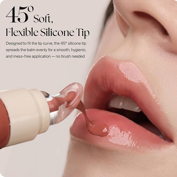 Nature Republic Honey Melting Lip Butter Balm – Hydrating Tinted Balm with Peptides, for Sheer & Glossy, Smooth & Soft Lips (LYCHEE JELLY)