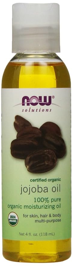 NOW Foods Organic Jojoba Oil, 4 ounce (4 oz (pack of 2))