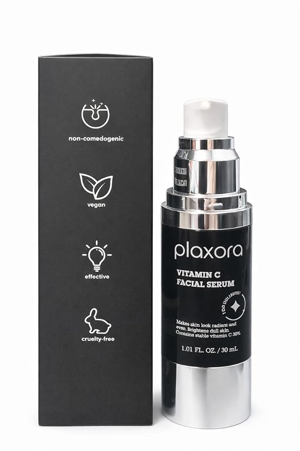 Vitamin C Brightening Serum – Anti Aging Face Serum with 15% 3-O-Ethyl Ascorbic Acid + 2% Arbutin + Peptide Complex & HA, 30 mL / 1.01 fl oz