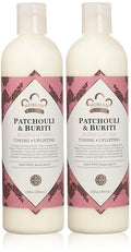 Nubian Heritage Body Lotion with Shea Butter and Rose Hips Lotion PATCHOULI & BURITI,13 fl oz - Pack of 2