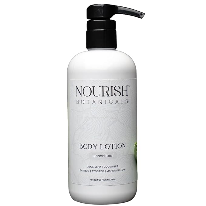 Rustic Strength Nourish Botanicals aloe Vera Body Lotion, Unscented (16 oz)