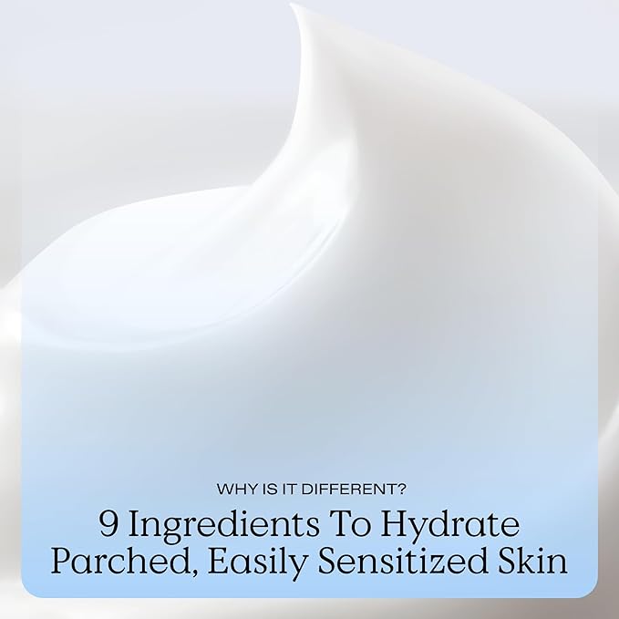 KraveBeauty Oat So Simple Water Cream Moisturizer, Calming, Lightweight Hydrating Gel Face Cream for Sensitive Skin with Oat Extract & Squalane, Fragrance Free, Refill Pouch, 200 mL