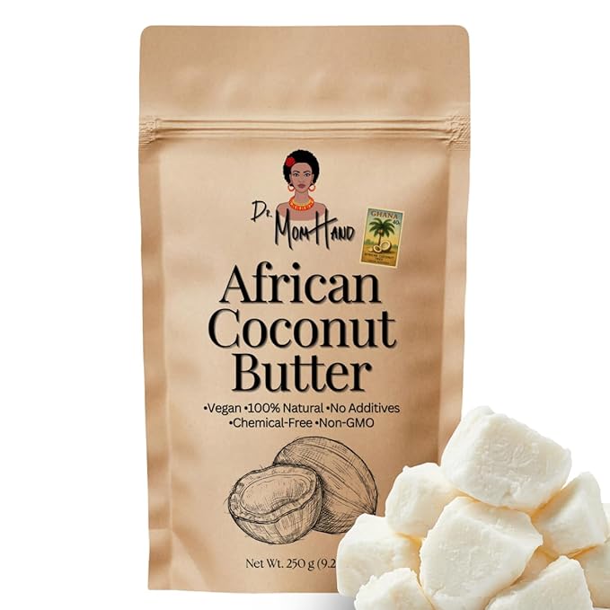 Organic Raw Coconut Butter | 100% Pure,Natural & Unrefined 3.53oz, African Wild Coconut Oil