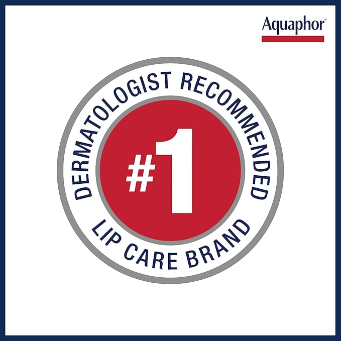 Aquaphor Lip Protectant and Sunscreen Ointment - Broad Spectrum SPF 30 - Relieves Chapped Lips - .35 fl. Oz. Tube