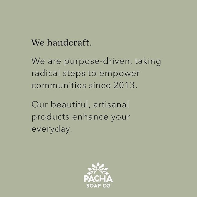 Pacha Soap Co. Body Lotion - Vanilla & Sage, Hydrating & Nourishing Formula with Clean Ingredients and Essential Oils, Dye Free, SLS Free, Paraben Free, Made in the USA, 2-Pack (16 fl oz Each)