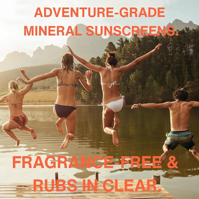 SPF 30 Mineral Sunscreen 2-Pack – No White Cast, Reef-Safe, Non-Nano Zinc, Water Resistant, Face & Body – Goodspread