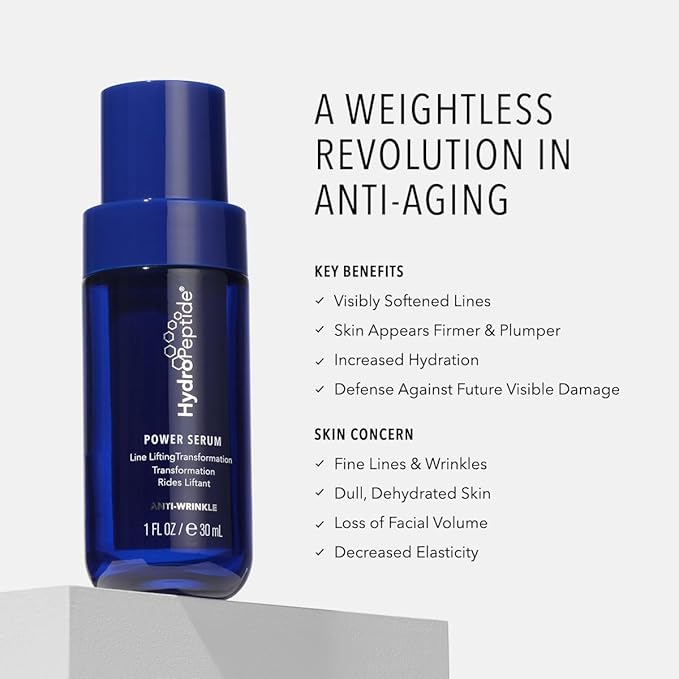 HydroPeptide :: Power Supply Anti Wrinkle Regenerative Refill Set, Power Serum + Refillable Cartridge, 2 Ounces (total)