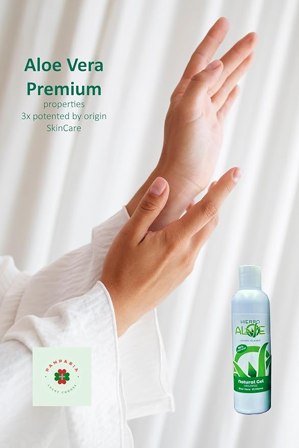 Aloe Vera Gel. Skin care. Body Lotion Body Milk ((77% Jugo puro Aloe Vera) con aceite de Coco, Salvia y Melisa. Pure organic aloe vera gel. (3.4 Oz)