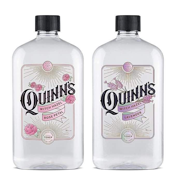 Quinn’s Alcohol Free Witch Hazel Rose 16 oz. & Quinn’s Alcohol Free Witch Hazel Lavender 16 oz.