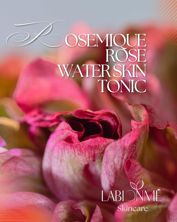 Rosemique Toner/Tonic, Alcohol-Free Rose Water Toner & Hydrating Face Mist | pH Balancing, Refreshing & Soothing Spray for Sensitive, Dry & Oily Skin, Turkish Rose, Swiss Quality