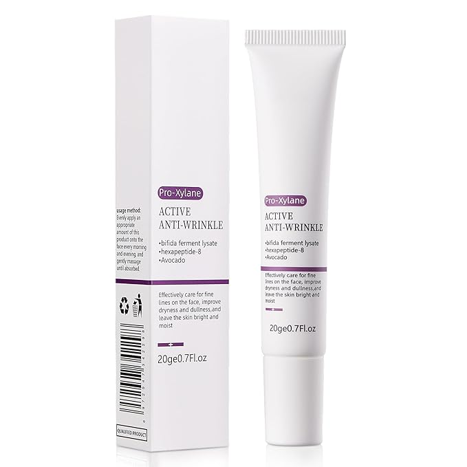 Retinol Eye Cream,Eye Serum for Dark Circles,5% Pro-Xylane Active Anti-Wrinkle Eye Cream,Dark Circles, and Fade Wrinkles, Fine Lines, Puffy eye Skin Care Treatment for Women and Men,0.7Oz