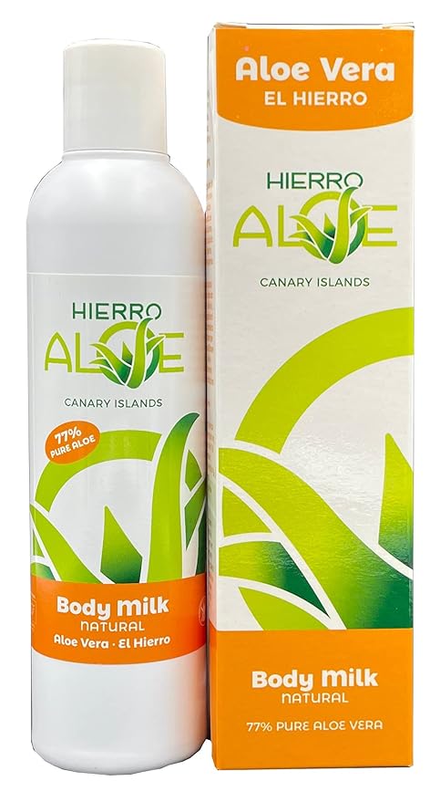 Aloe Vera Gel. Skin care. Body Lotion Body Milk ((77% Jugo puro Aloe Vera) con aceite de Coco, Salvia y Melisa. Pure organic aloe vera gel. (8.4 Oz)