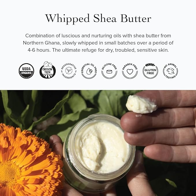 evanhealy Whipped Shea Butter with Olive Leaf | Natural Body Moisturizer for Dry & Sensitive Skin | Shea Butter Raw Organic & Coconut Oil for Skin