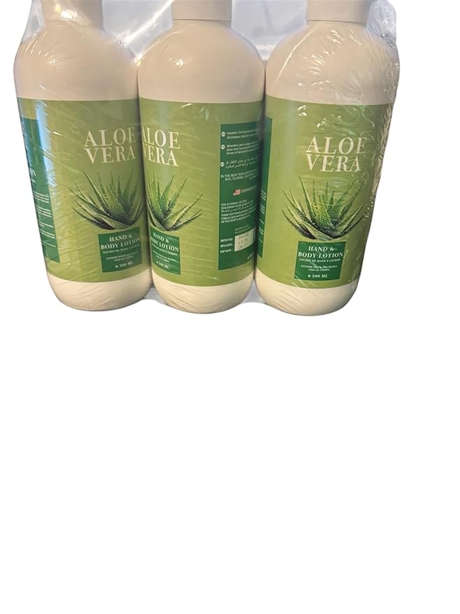 3- pack Aloe Vera Hand & Body Lotion 500 ML
