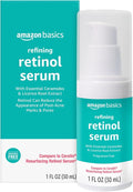 Amazon Basics Retinol Serum for Face, Pore Minimizer, Fast Absorbing Formula, 1 Fluid Ounce, 1-Pack