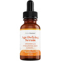 Age Defying Serum – Vitamin C & Hyaluronic Acid Facial Serum – Hydrating & Antioxidant Skincare with Aloe, Jojoba Oil & Botanical Extracts – 2 oz