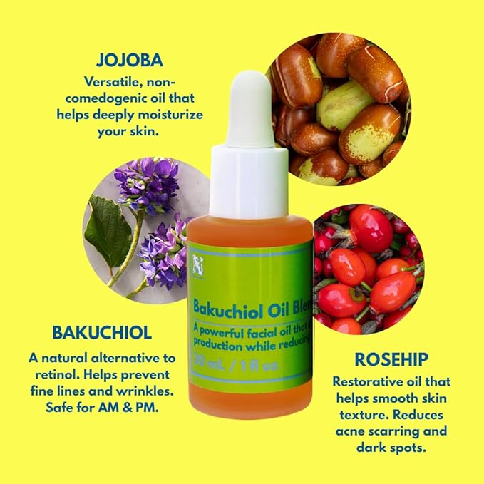 Organic Bakuchiol Facial Oil | Natural Retinol Alternative