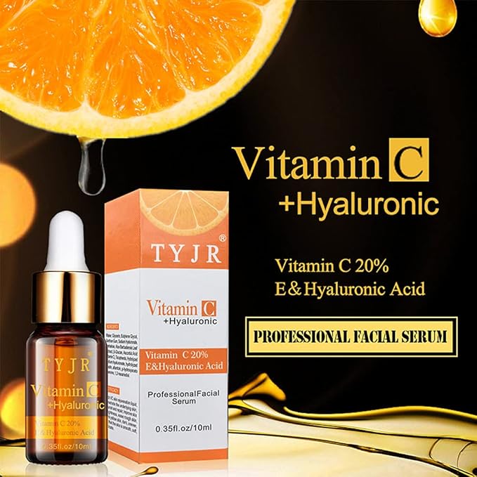 Vitamin C Face Serum - Dark Spot Remover Vitamin C Facial Serum with Hyaluronic Acid, Aloe Vera, & Vitamin E - Anti Aging Face Treatment for Dark Spots, Sun Damage, Fine Lines and Wrinkles