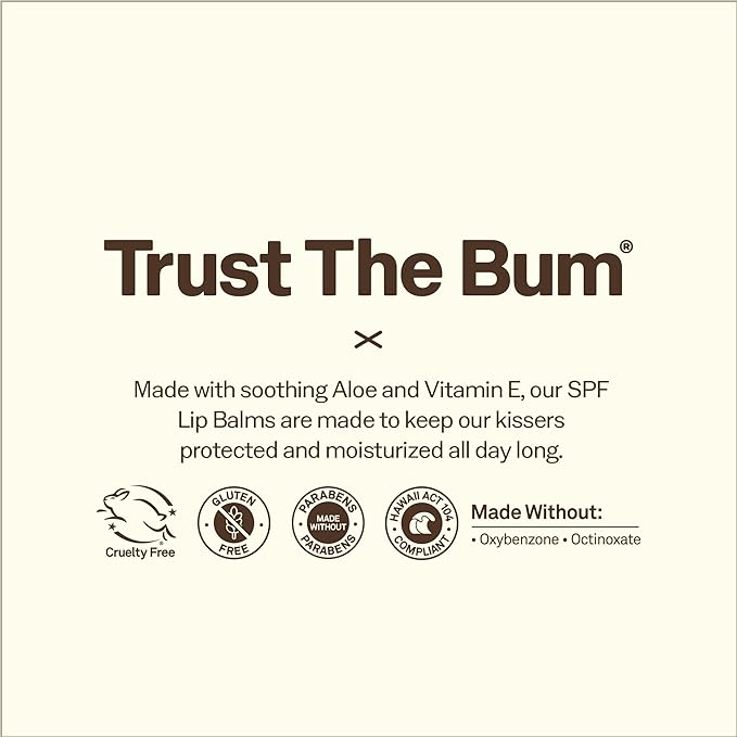 Sun Bum SPF 30 Sunscreen Coconut Lip Balm - Moisturizing Aloe Vera and Vitamin E - Vegan and Cruelty Free - Broad Spectrum UVA/UVB Lip Protection - 0.15 Ounce (Pack of 3)