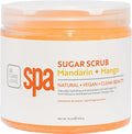 BCL Spa Mandarin Mango Sugar Scrub - Professional Exfoliating Body Scrub with Organic Essential Oils, Natural Skin & Body Care, Made in USA, 16 oz