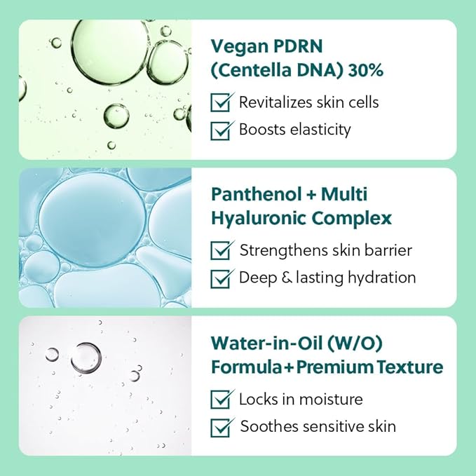 PDRN + Panthenol Reverse Aging Deep Dive Serum, 30% Vegan PDRN, Firming & Radiance Boost, Barrier Support & Hydrating Formula, Fragrance-Free, 30ml (1.01 fl oz)