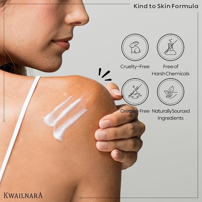 WELCOS KWAILNARA Oat Milk Body Lotion (19.75 Fl Oz) – Calming Korean Body Lotion for Soothing Relief | Milk Protein & Oat Extract for Sensitive Skin | Paraben-Free & Non-Greasy
