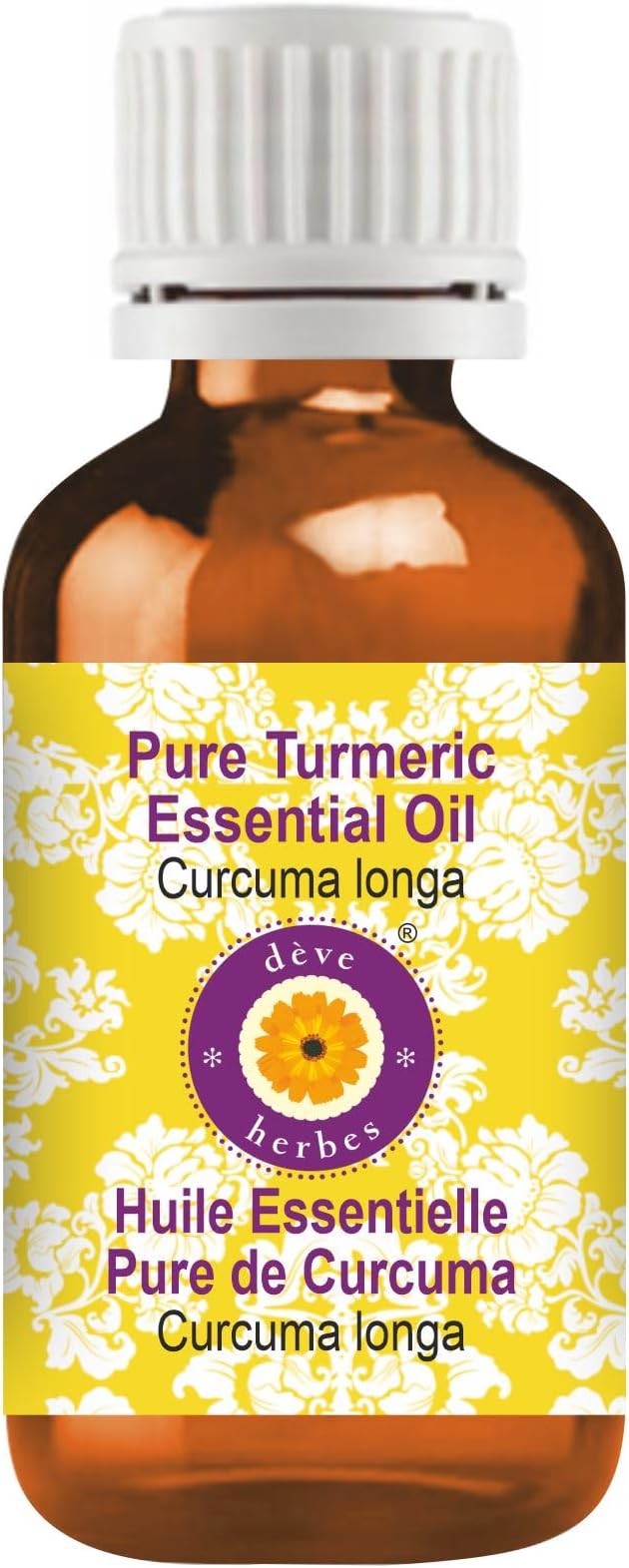 Pure Turmeric Essential Oil (Curcuma Longa) Steam Distilled 2ml (0.06oz)