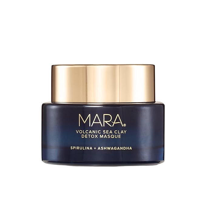 MARA Volcanic Sea Clay Detox Mask – Pore Clearing Face Mask with Kaolin, Bentonite & Sea Clay – Clarifying Clay Mask to Exfoliate, Detox & Smooth Skin Without Drying (1.69 oz / 50 ml)