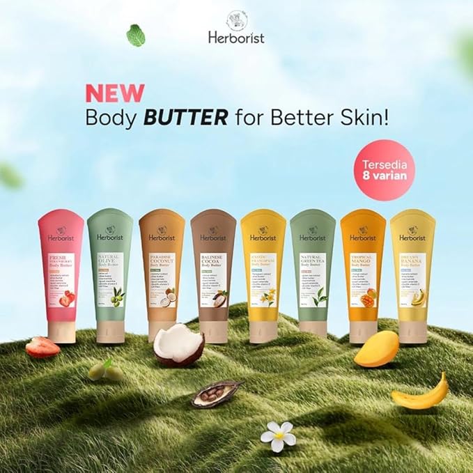 Herborist, Body Butter, 80g, Tropical Mango (Pack of 1)