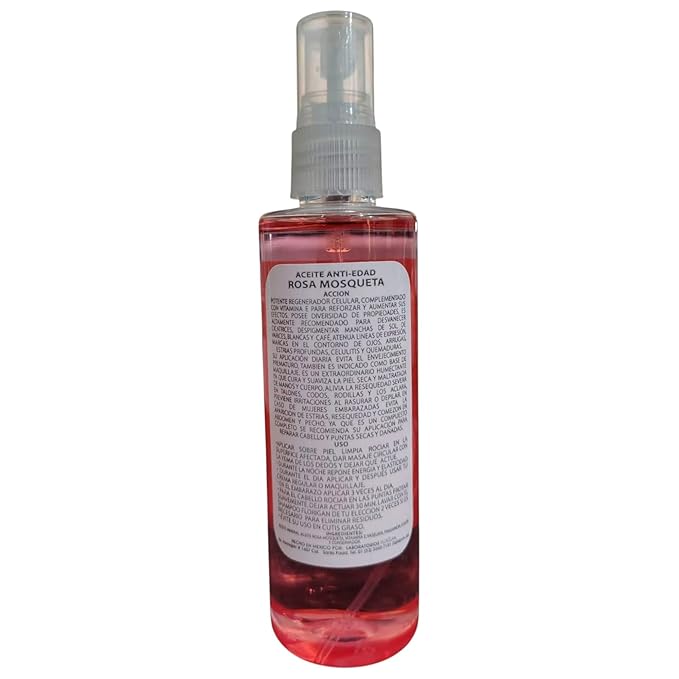 Florigan Organic's Rosehip Oil, Natural Skin Care, Anti-Wrinkle Treatment, 4.22 Fl oz/Aceite de Rosa mosqueta, 125 ml