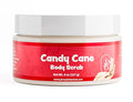 Jersey Botanical Shea Sugar Body Scrub – Exfoliating, Hydrating & Moisturizing Skin Care with Shea Butter, Smooth & Soften Skin, 8 oz (Candy Cane)