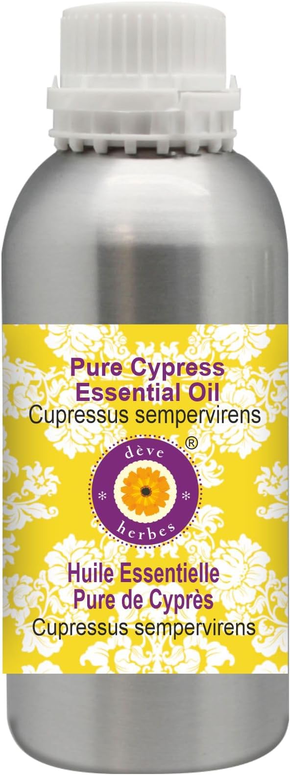 dève herbes Pure Cypress Essential Oil (Cupressus sempervirens) Steam Distilled 1250ml (42 oz)