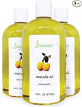 Soapeauty Marula Oil 100% Pure & Natural, Cold Pressed, Rich in Vitamin E & Omega Fatty Acids | Best for Skin, Hair, Face, Nails, and Soap Making | 48 fl oz (3 * 16 fl oz)