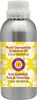 Deve Herbes Pure Clementine Essential Oil (Citrus Clementina) Steam Distilled 300ml (10 oz)