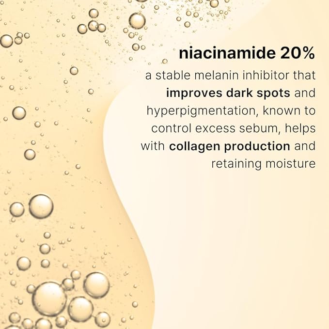 CELDYQUE Niacinamide Advanced 20% Face Vegan Serum w/Vitamin B3 Green Tea Beta-Glucan Damask Rose 63% No-Scent Even Skin Tone Minimize Pores Plump Fine Lines 2 Fl Oz