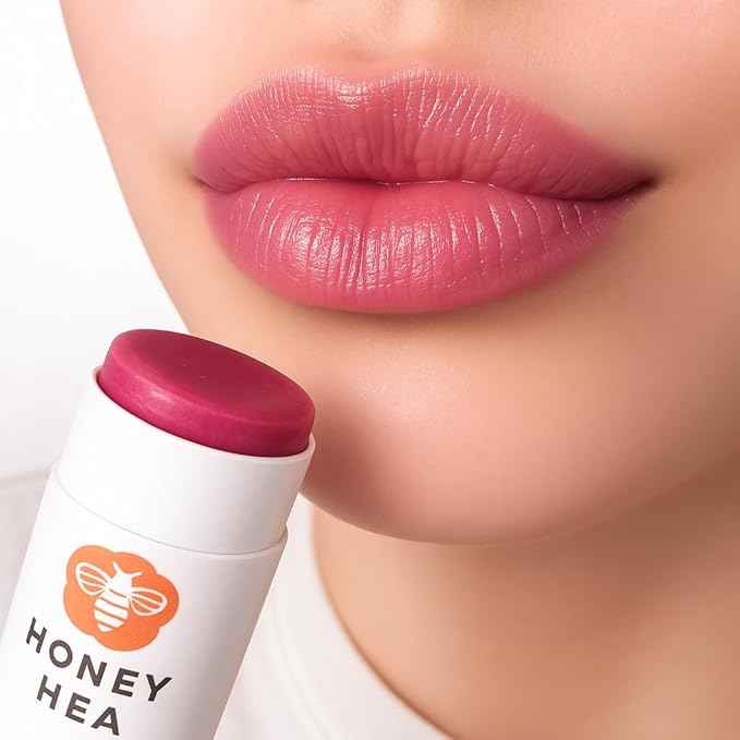 Manuka Honey Lip Balm 15+ UMF – Ultra-Hydrating Formula with Beeswax, Castor Oil & Organic Coconut Oil | 12+ Hour Moisture | Eco-Friendly Recyclable Tube | 0.25 oz / 7 g (Soft Plum)