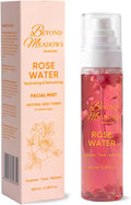 Rose Water Spray for Face & Hair - Made with Rose Hydrosol & Glycerin, Hydrating & Refreshing Facial Mist to Set Makeup, Support Double Cleansing & Help Balance Skin’s pH (3.38 fl oz)
