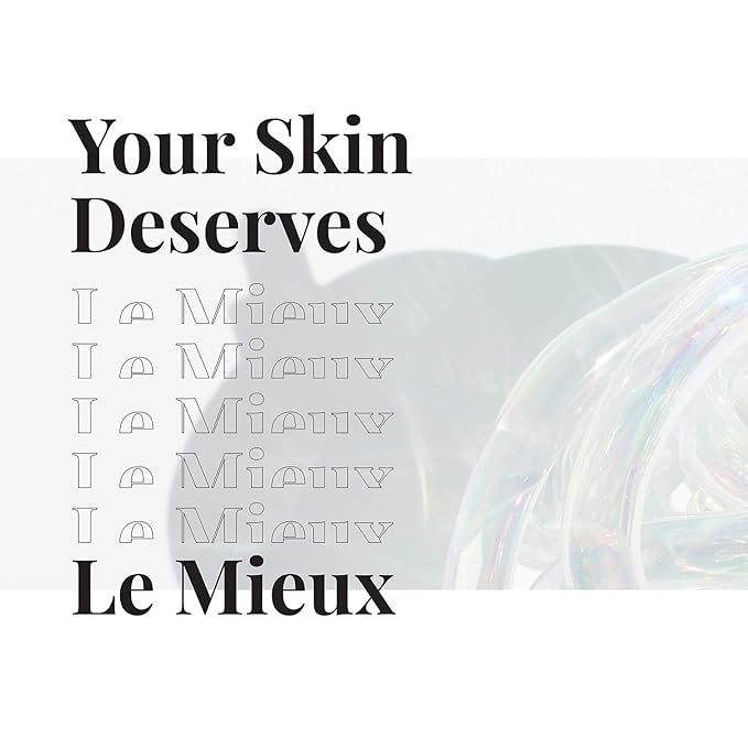Le Mieux Hyaluronic Shea Mask - Hydrating Cream Mask for Dry & Mature Skin with Shea Butter & Botanical Extracts, Hyaluronic Acid Facial Mask with No Parabens or Sulfates (2 oz / 60 ml)