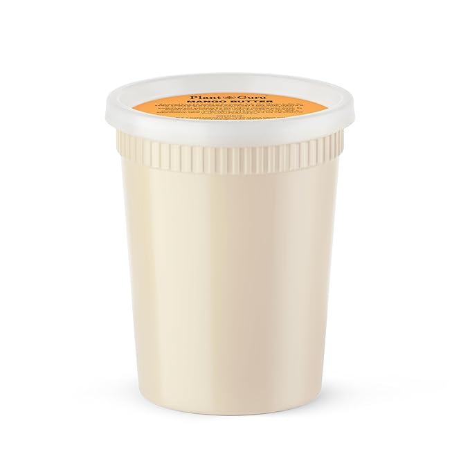 Plant Guru Raw Mango Butter 30 oz. / 1.9 lbs. - 100% Pure Natural Unrefined - Great for Skin, Body and Hair Growth. DIY Soap Making, Body Butter, Lotions and Creams.