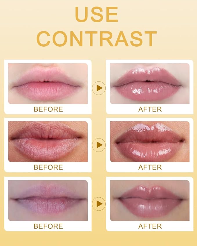 Collagen Lip Mask Patches Golden Sheets 20 Pack,24k Gold Overnight Lips Masks Moisturized Lips,Soothing & Nourishing Moisture,Anti-Aging,Bulk Lip Patches masks Individually Wrapped