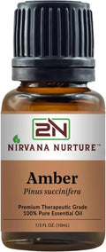 Amber Essential Oil,100% Pure Undiluted, Aromatherapy Oil for Diffuser, Hair & Skin Care