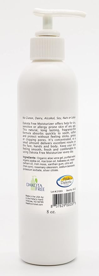 Fragrance Free Moisturizer with pump 8 fl oz