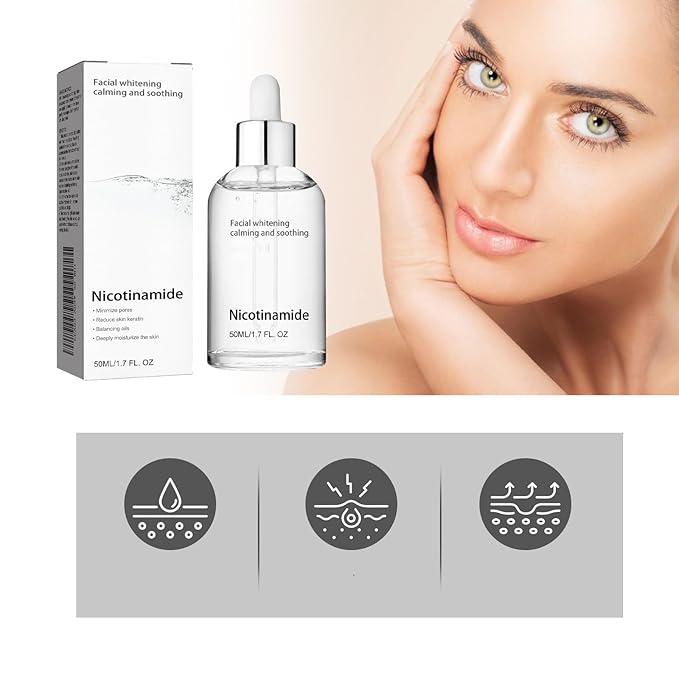 Generic Niacinamide Freckles Removal Serum, Sunnylas Niacinamide Freckles Removal Serum, Niacinamide Serum for Face and Body, Nicotinamide Serum for Blemishes, for All Type Skin (1PCS)